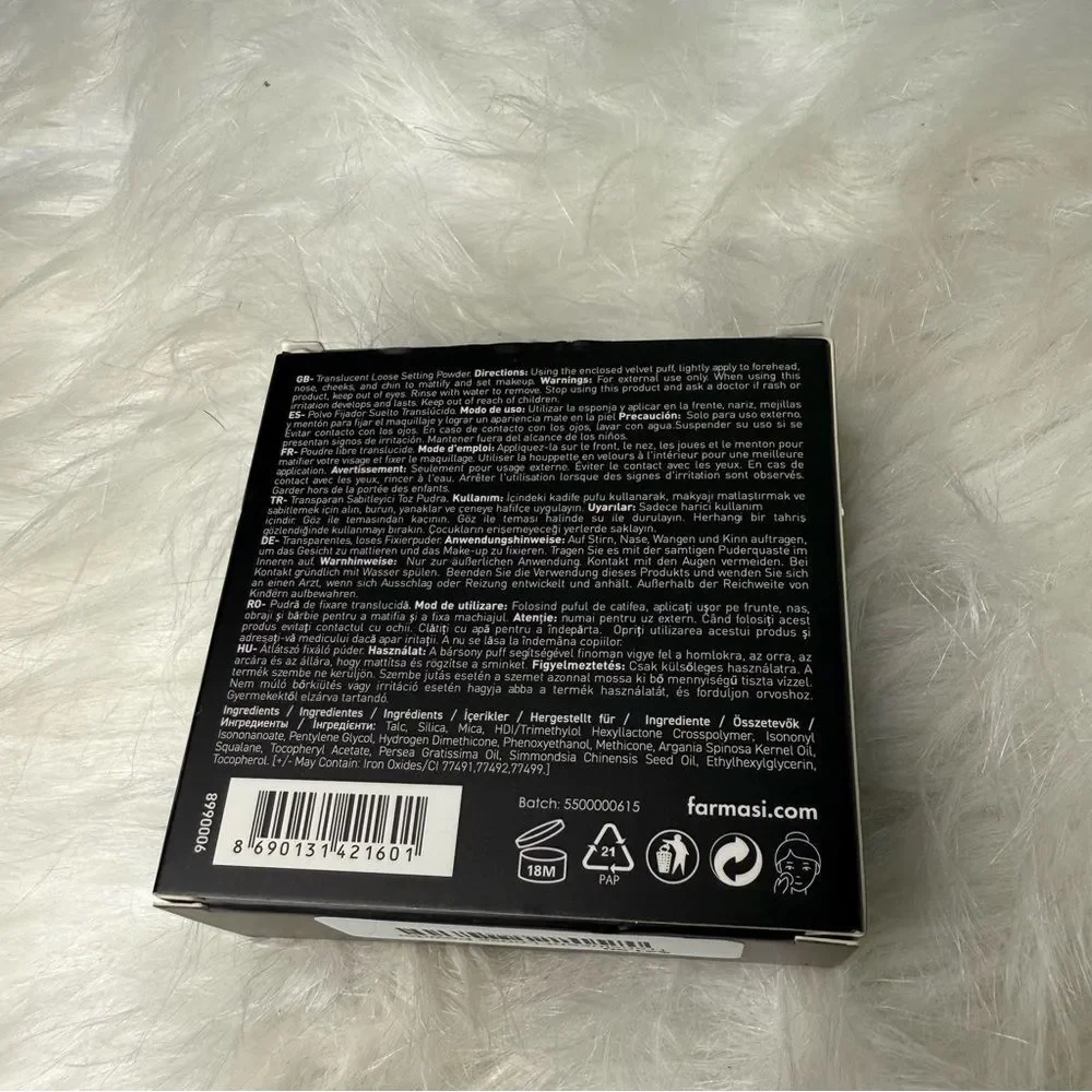 🌟FARMASI TRANSLUCENT LOOSE SETTING‎ POWDER